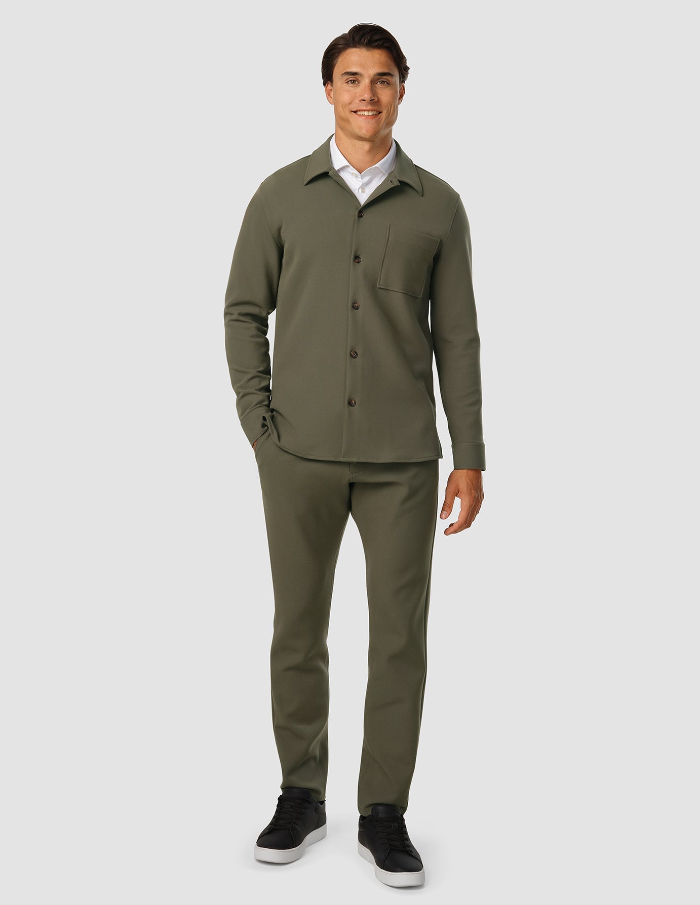 Heavy Edition Transitional Overshirt Nightfall Green