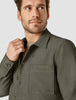 Heavy Edition Transitional Overshirt Remote Green Twill