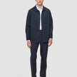 Heritage Overshirt Dark Navy Pinstripe