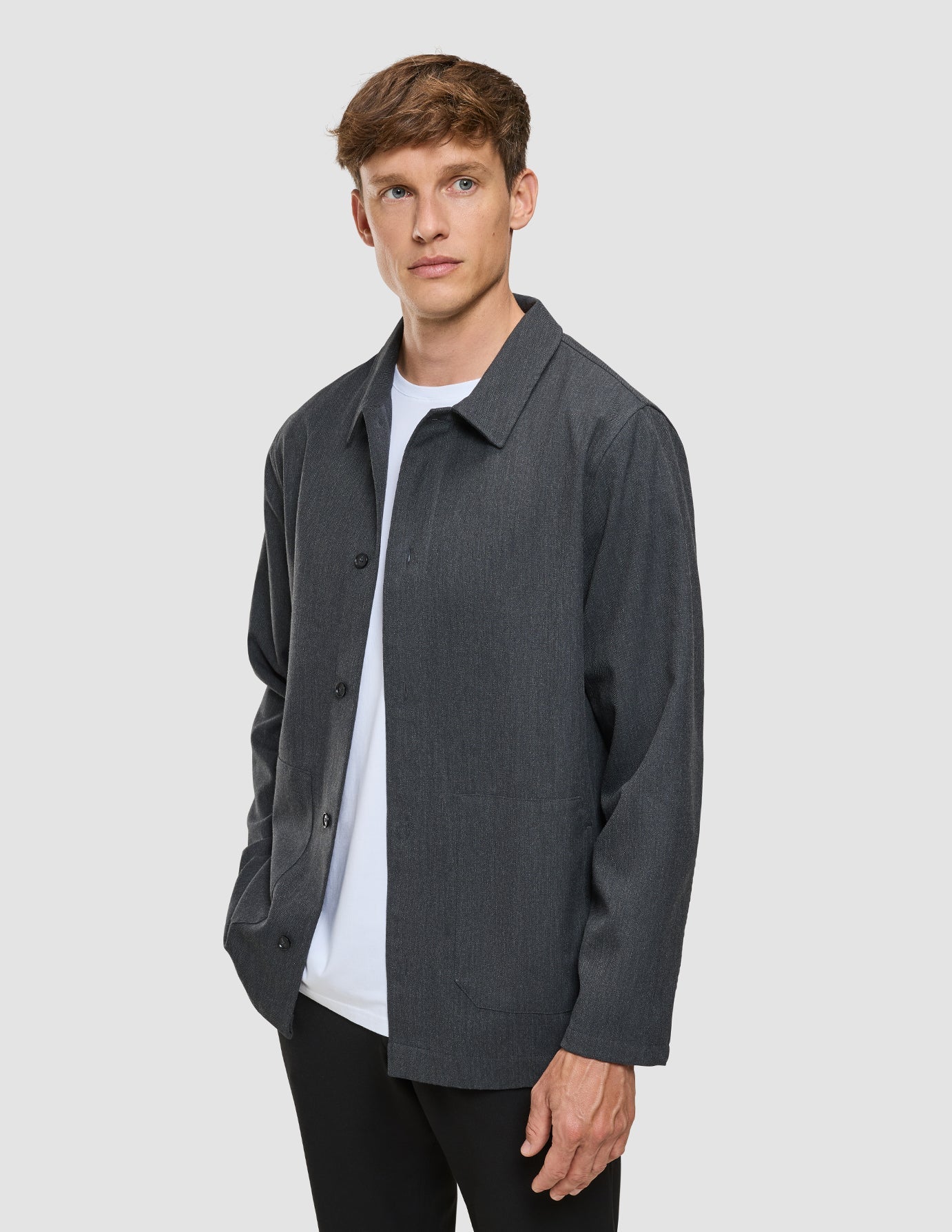 Heritage Overshirt Stone Grey