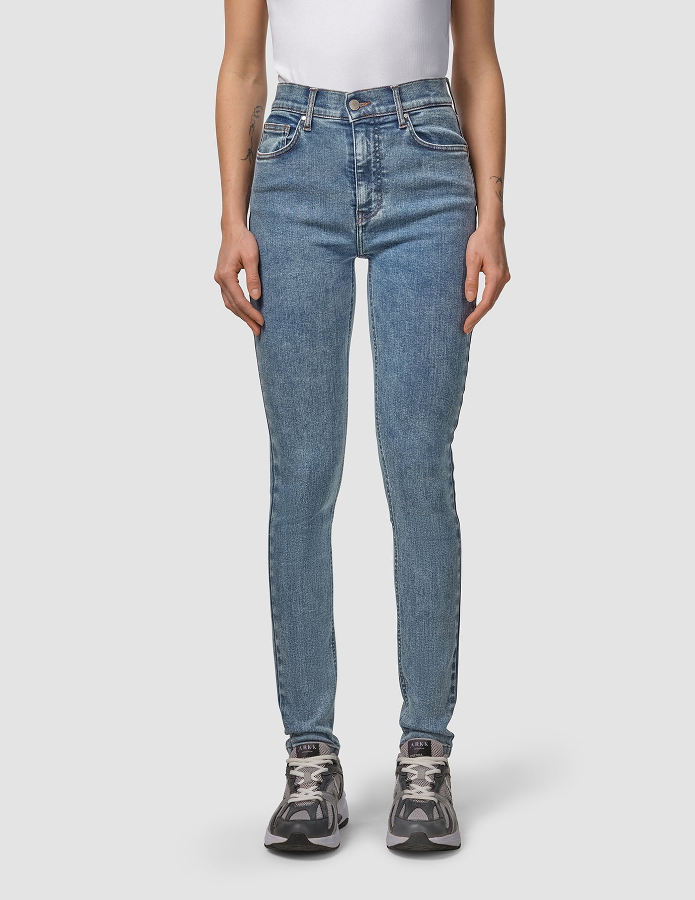 Sculpt Jeans Slim Snow Blue Wash