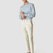 Lightweight Classic Shirt Bold Stripes Light Blue Regular