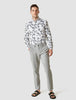 Lightweight Classic Shirt Navy Flower Regular