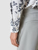 Lightweight Classic Shirt Navy Flower Regular