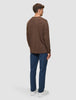 Lightweight Crewneck Saddle Brown