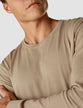 Supima Long-Sleeved T-Shirt Khaki