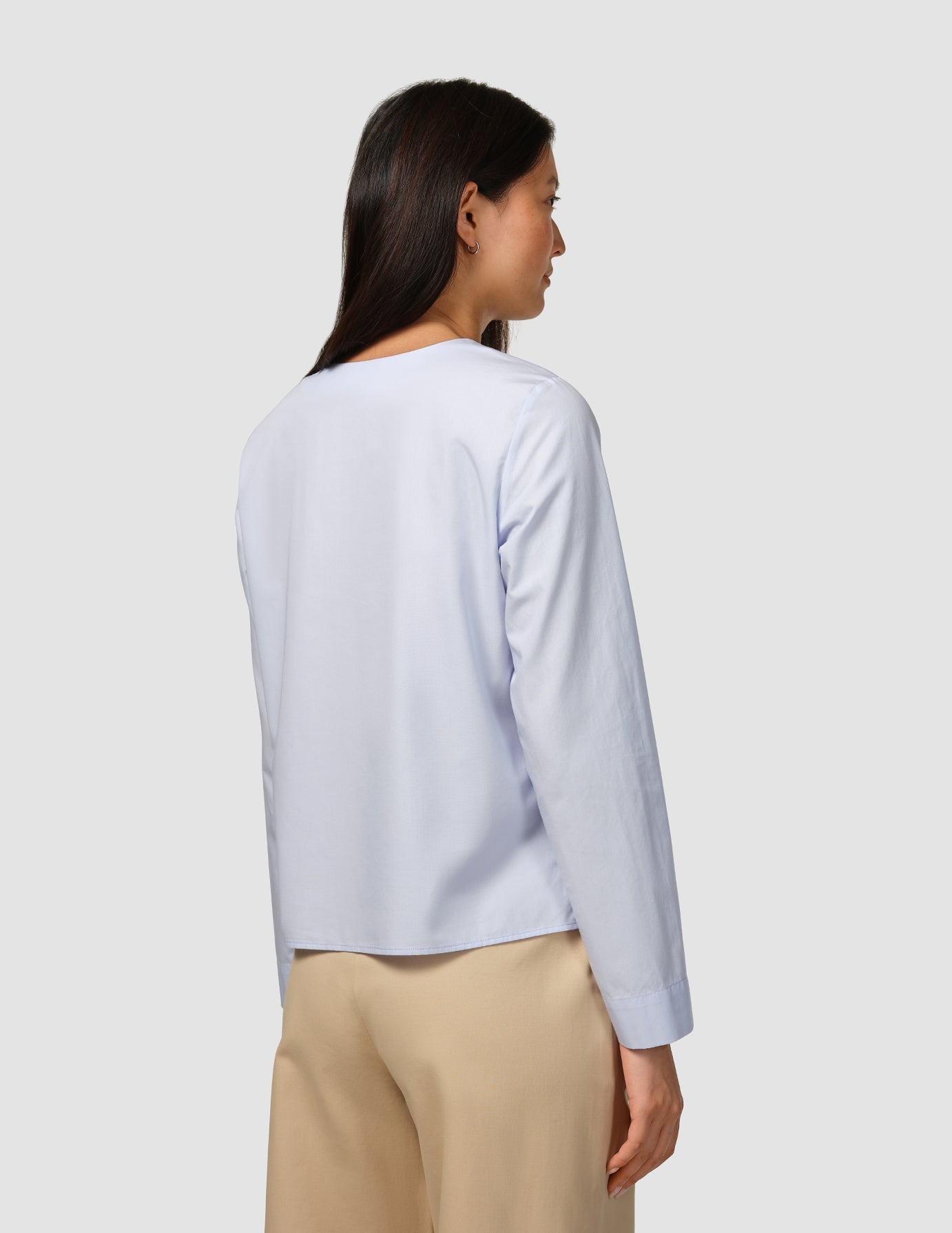 Madison Blouse Powder Blue