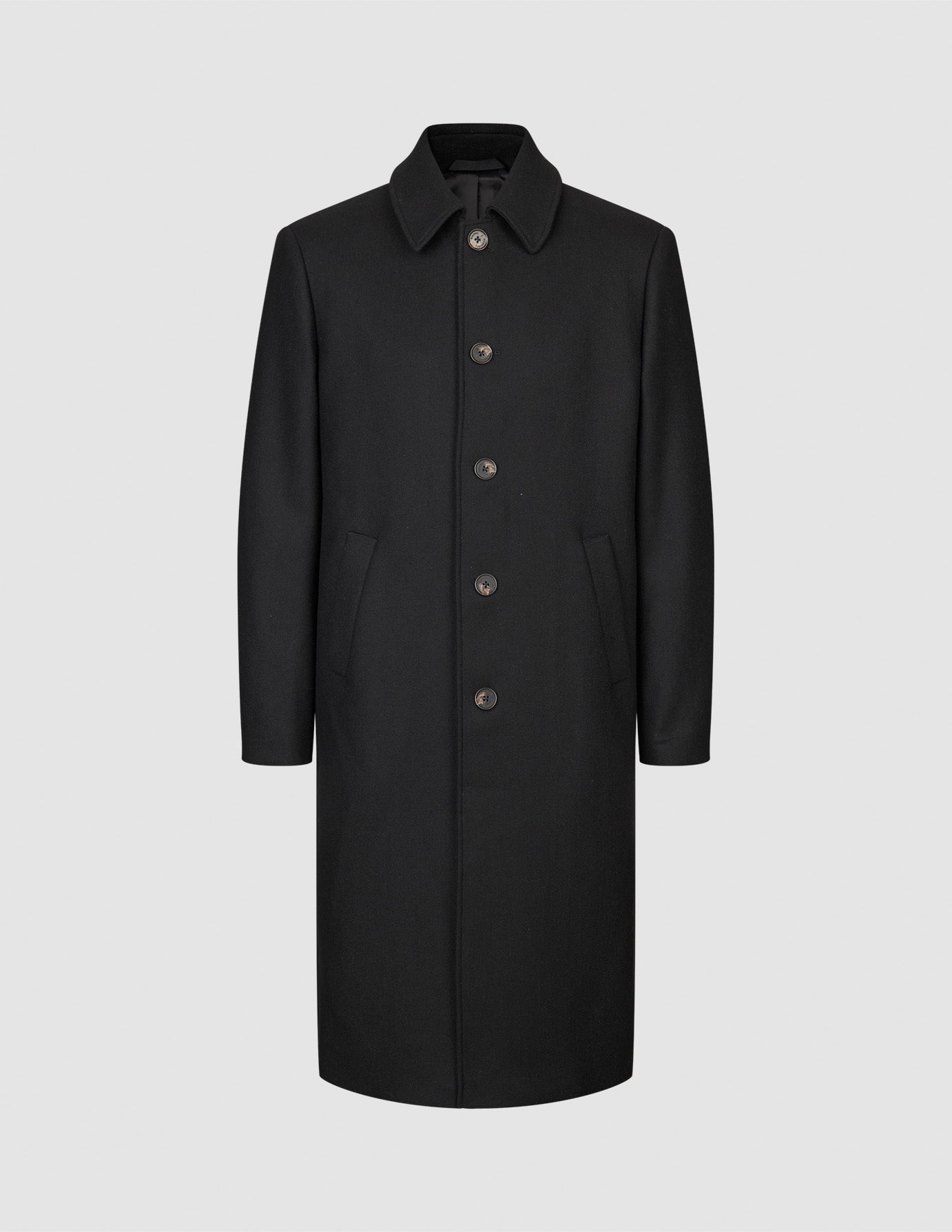 Maxi Wool Coat Black