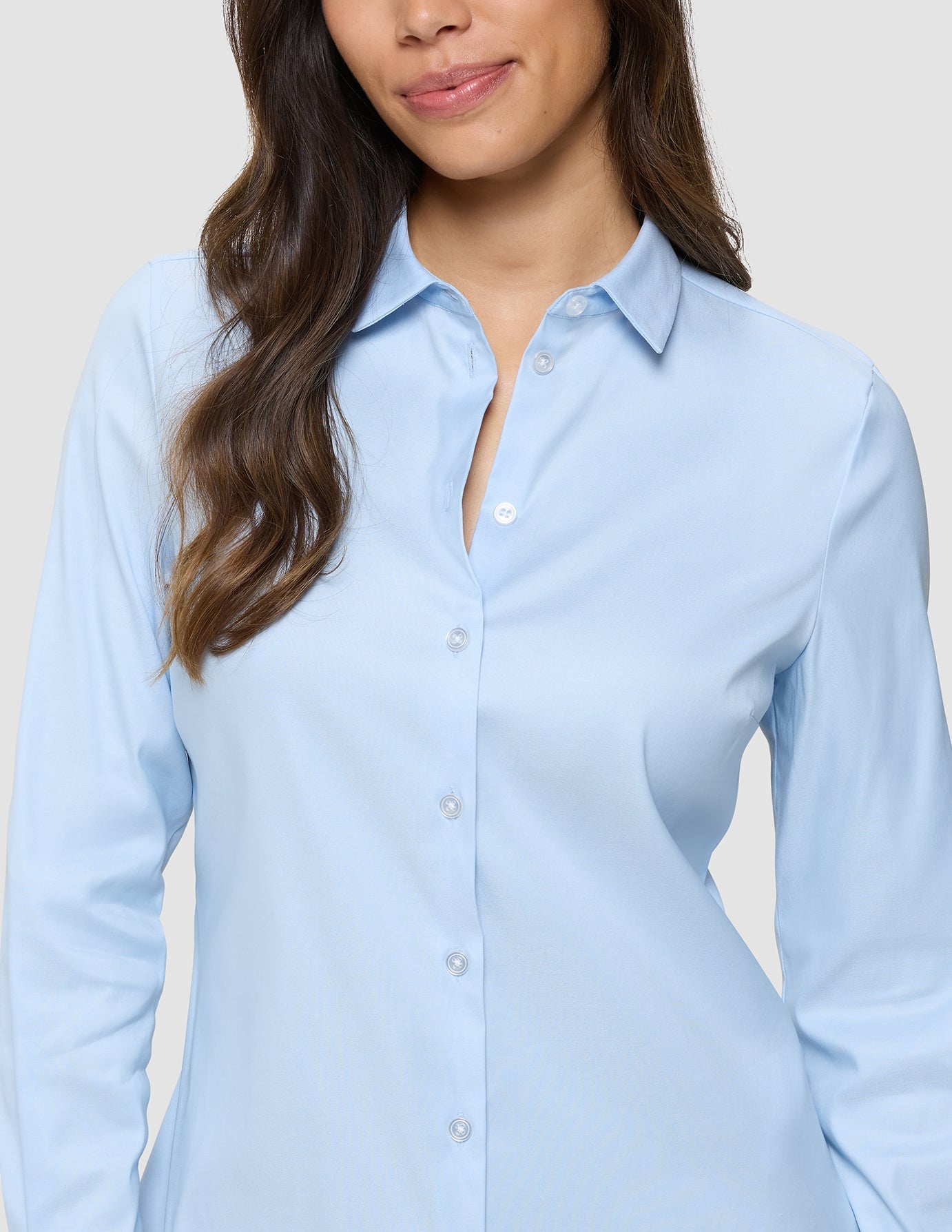 Women's Oxford Shirt Sky Blue Slim