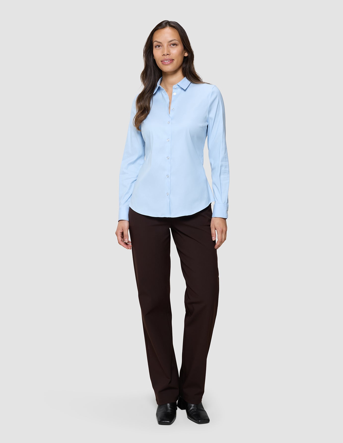 Women's Oxford Shirt Sky Blue Slim