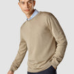 Premium Merino Crewneck Sahara