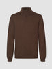 Premium Merino Half Zip Espresso