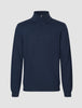 Premium Merino Half Zip Navy