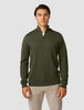 Premium Merino Half Zip Nightfall Green