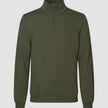 Premium Merino Half Zip Nightfall Green