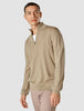 Premium Merino Half Zip Sahara