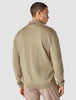 Premium Merino Half Zip Sahara