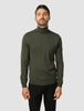 Premium Merino Turtleneck Nightfall Green