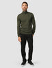 Premium Merino Turtleneck Nightfall Green