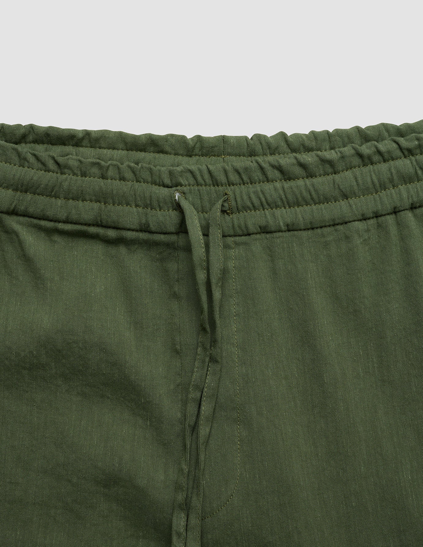 Refined Linen Pants Clover Green