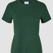 Women Rib T-shirt Evergreen