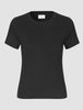 Rib T-Shirt Black