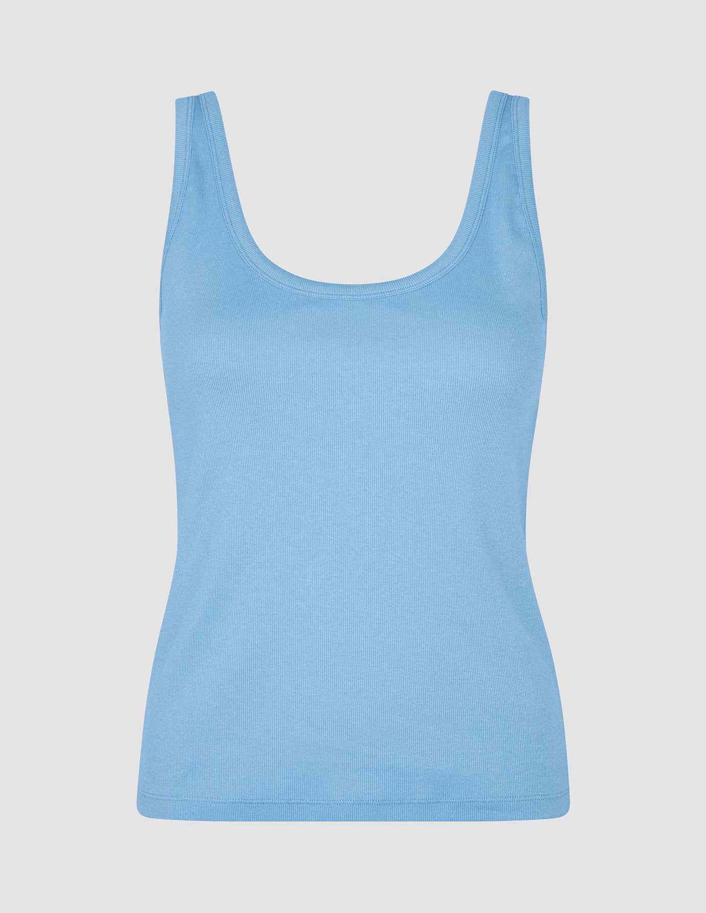 Women's Rib Tank Top Blissful Blue