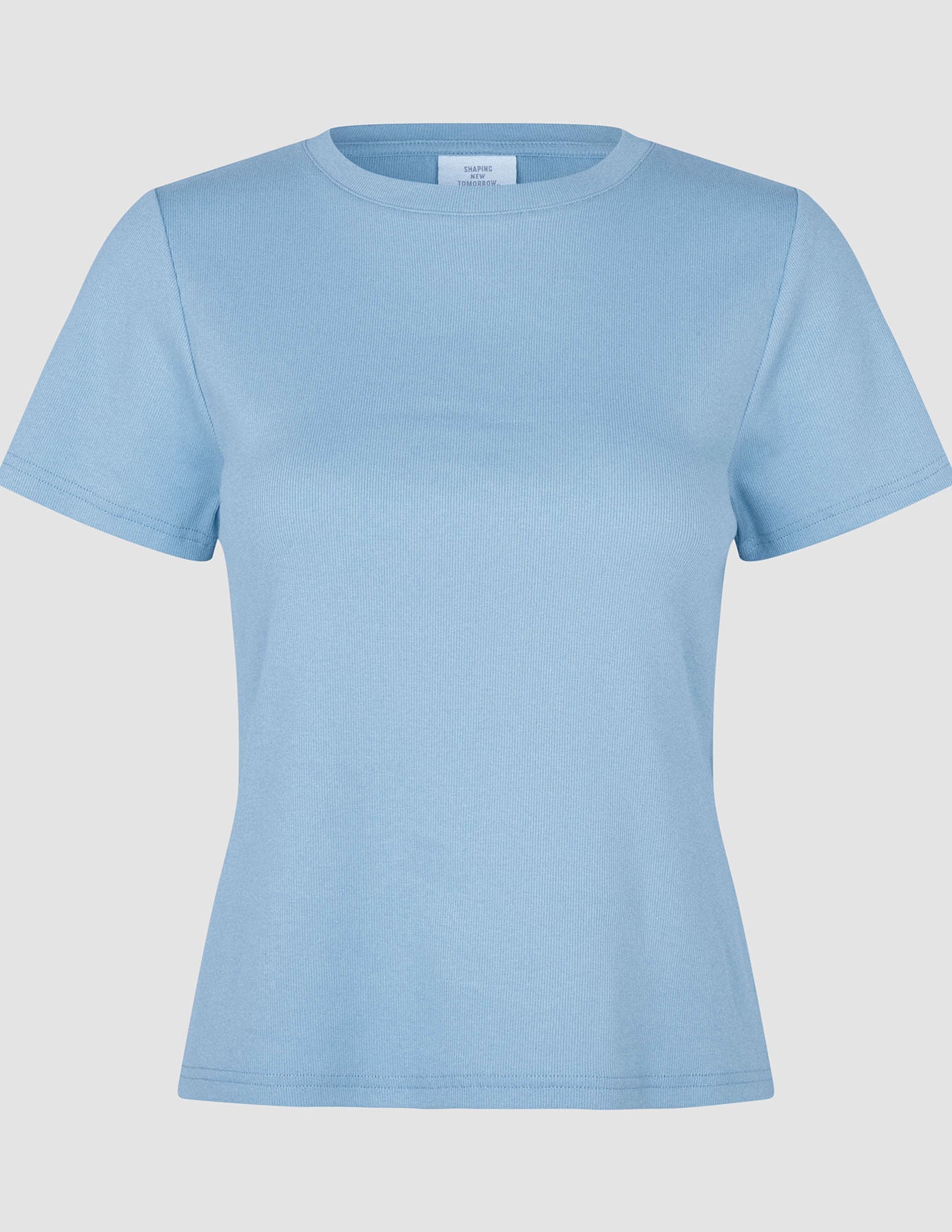 Women's Rib T-Shirt Blissful Blue