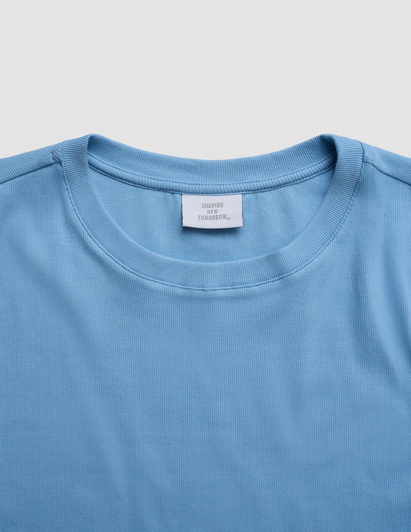 Women's Rib T-Shirt Blissful Blue