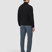 Seamless Premium Merino Knit Half Zip Black