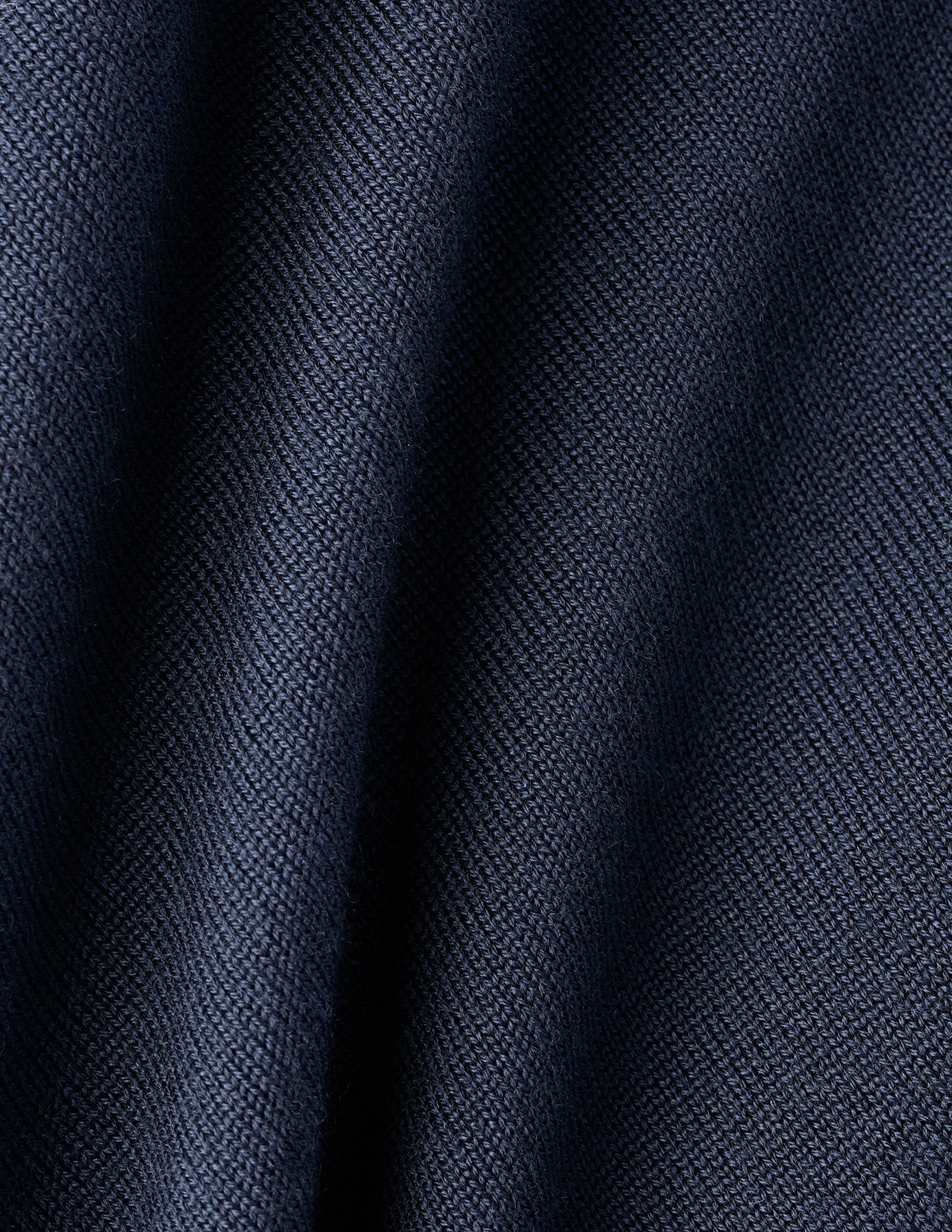 Seamless Premium Merino Knit Half Zip Dark Navy