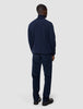 Seamless Premium Merino Knit Turtleneck Dark Navy