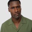 Seersucker Short Sleeve Shirt Clover Green