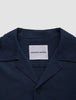 Seersucker Short Sleeve Shirt Dark Navy