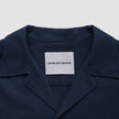 Seersucker Short Sleeve Shirt Dark Navy