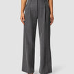 Serene Pants Wide Grey Herringbone