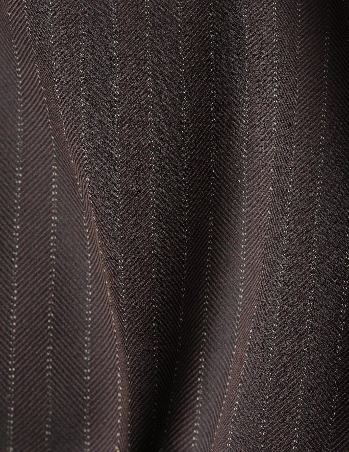 Serene Pants Wide Walnut Herringbone