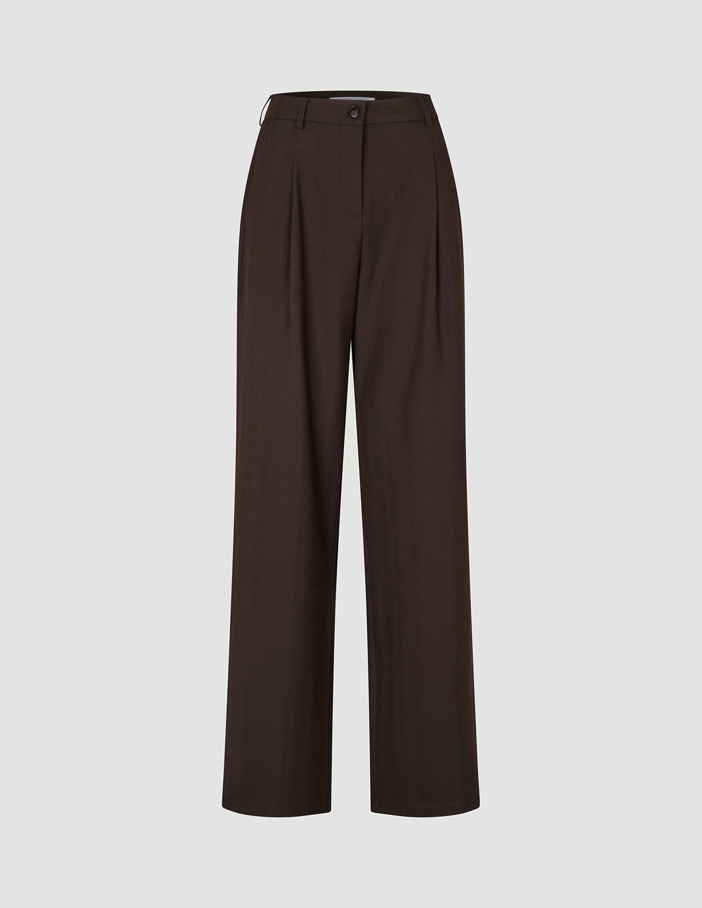 Women's Serene Pants Wide Chocolate Herringbone