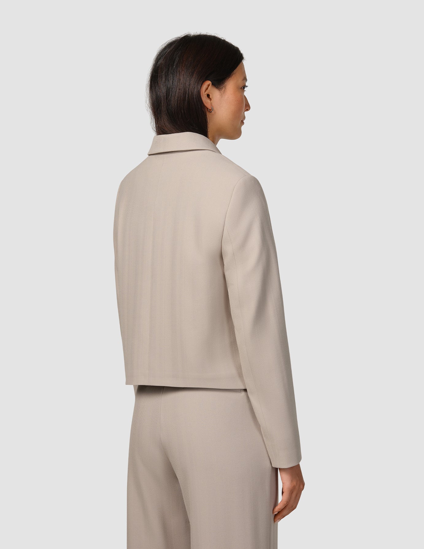 Serene Short Jacket Greige