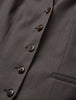 Women's Skye Long Vest Dark Chestnut Melange