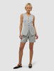 Women's Skye Long Vest Grey Pine Melange