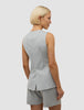 Women's Skye Long Vest Grey Pine Melange