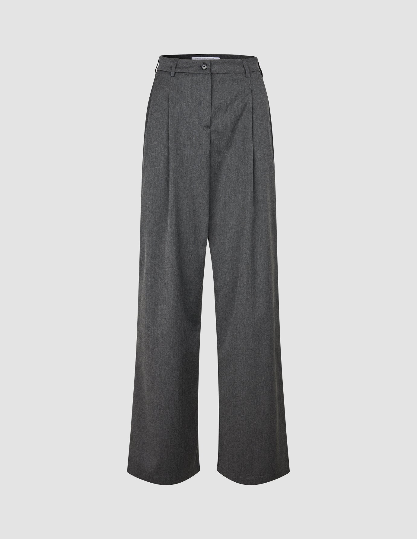 Women's Skye Pants Wide Charcoal Melange