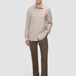 Soft Flannel Shirt Beige