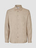 Soft Flannel Shirt Beige