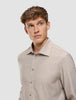 Soft Flannel Shirt Beige