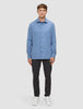 Soft Flannel Shirt Dusky Blue