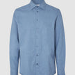 Soft Flannel Shirt Dusky Blue