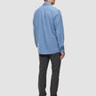 Soft Flannel Shirt Dusky Blue