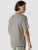 Striped Supima T-Shirt Box Fit Urban Green